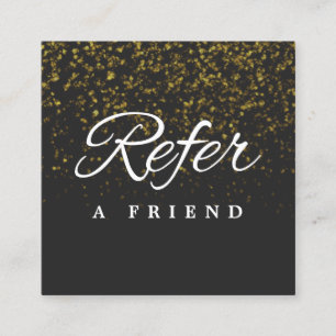 Recomendación Tarjeta de Referencia de Negocio Minimalista