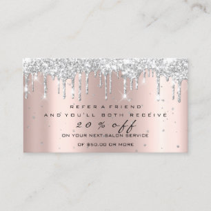 Recomendación Tarjeta de referencia de salón - Máquina de maqu