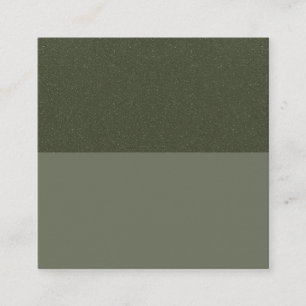 Recomendación Tarjeta de referencia dividida verde de mosaico te