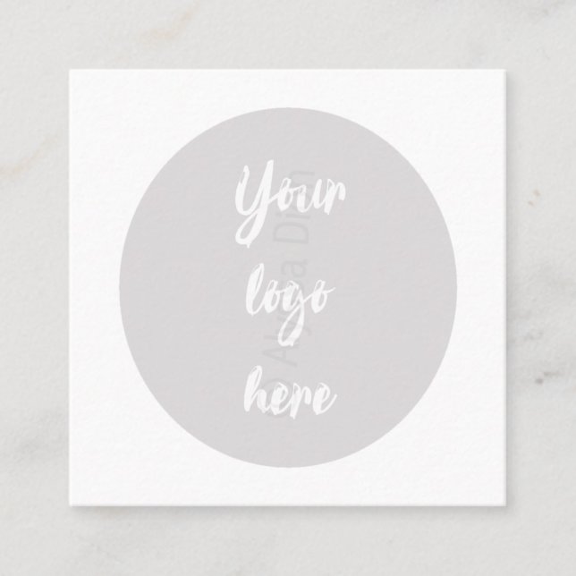 Recomendación Tarjeta de referencia elegante (Anverso)