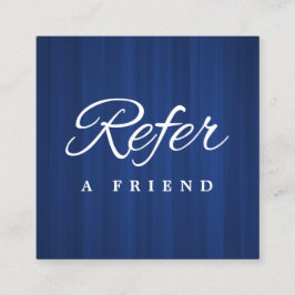 Recomendación Tarjeta de referencia profesional minimalista