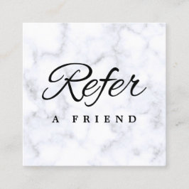 Recomendación Tarjeta de referencia profesional minimalista