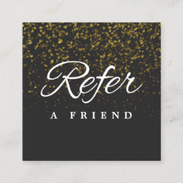 Recomendación Tarjeta de referencia profesional minimalista