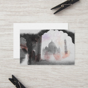 Recomendación Tarjeta de referencia Taj Mahal - Viaje de la Indi