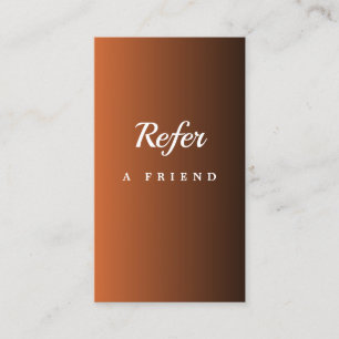 Recomendación Tarjeta de Referido de Elegant Salon & Spa