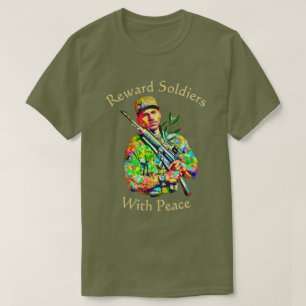 Recompensar a los soldados con camisetas de paz 01