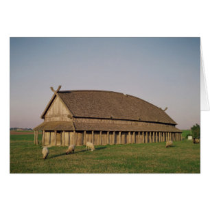 Reconstrucción de una casa vikera del siglo XI