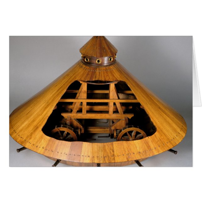 Reconstrucción del modelo del diseño de da Vinci (Anverso (Horizontal))