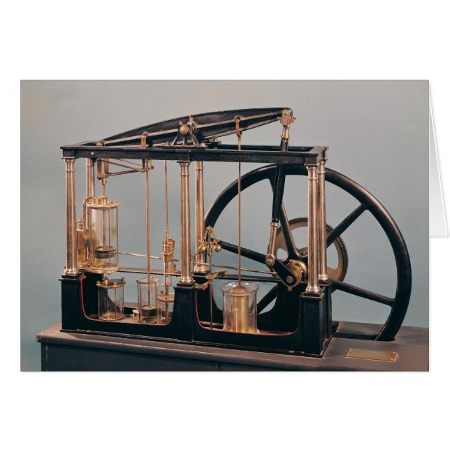 Reconstrucción del motor a vapor de James Watt (Anverso (Horizontal))