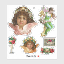 RECOPILACIÓN DE PEGATINAS DE VINTAGE EPHEMERA
