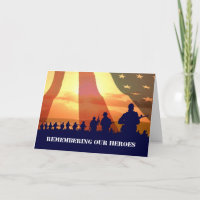 Recordando a nuestros héroes las tarjetas militare