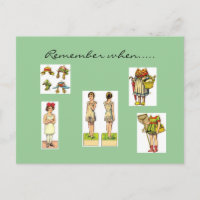 Recordar cuando las postales son antiguas