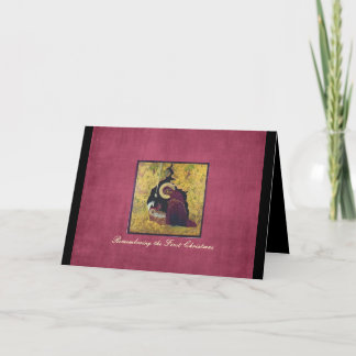 Recordar tarjeta de saludo de Navidades