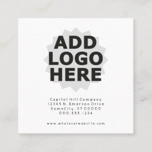 recordatorio cuadrado de la cita del logotipo