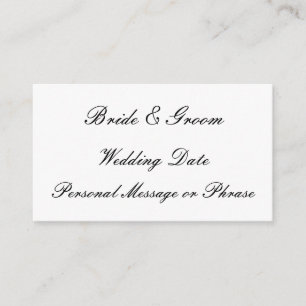 Recordatorio de boda Insertar para invitaciones o