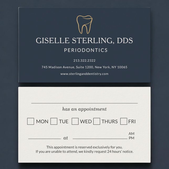 Recordatorio de cita de odontología de periodoncia (Subido por el creador)