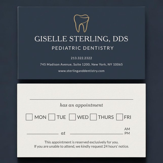 Recordatorio de cita dental para odontopediatría (Subido por el creador)