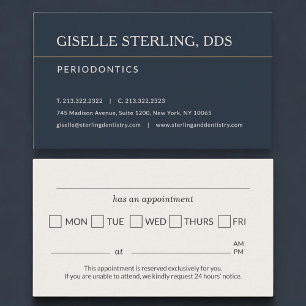 Recordatorio de Cita en la Oficina de Periodoncia