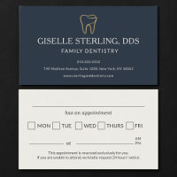 Recordatorio de cita para dientes de odontología f