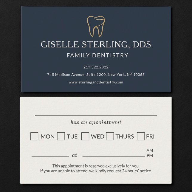 Recordatorio de cita para dientes de odontología f (Subido por el creador)