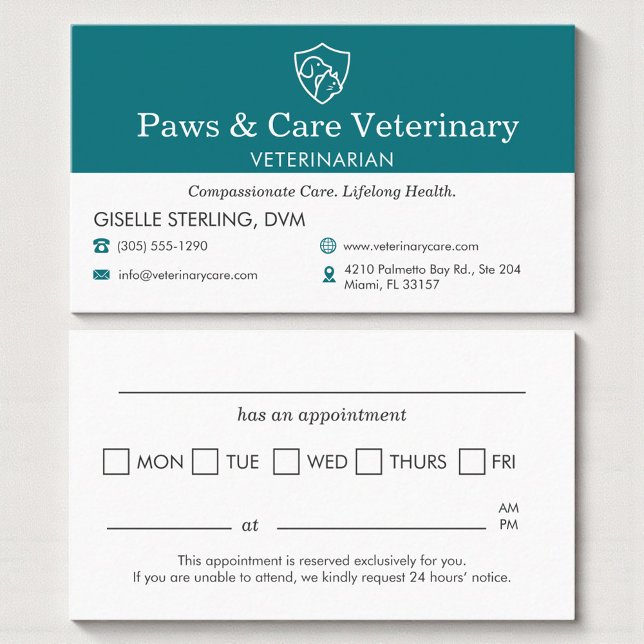 Recordatorio de Cita Veterinaria para Animales (Subido por el creador)