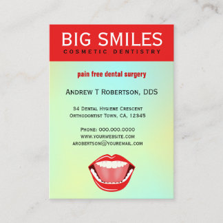 Recordatorio de citas dentales grandes para Big Mo