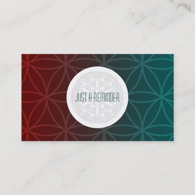 recordatorio de la cita de la simetría (Anverso)