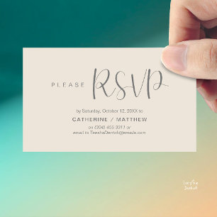 Recordatorio de RSVP para Invitaciones de Boda, Mi