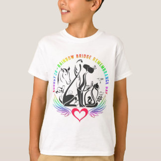Recordatorio del puente arcoiris - camiseta para n
