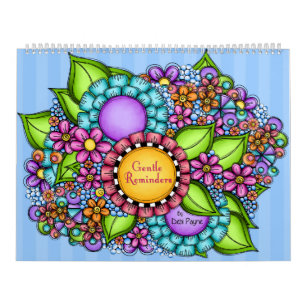 Recordatorios suaves calendario de reflexión posi