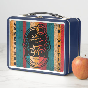 Recorrido de ciclismo de jardín botánico retro