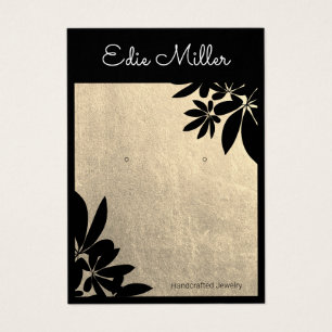 Recorrido elegante del estilo de letra floral negr