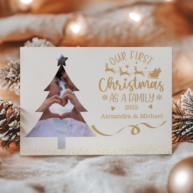 Recorte de árbol Primera Navidad como foto de fami (Subido por el creador)