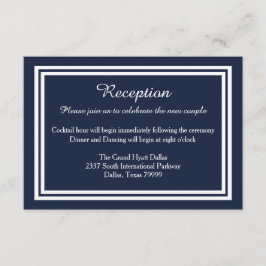 Recorte de doble marina - Invitación a la recepció