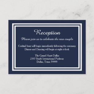 Recorte de doble marina - Invitación a la recepció