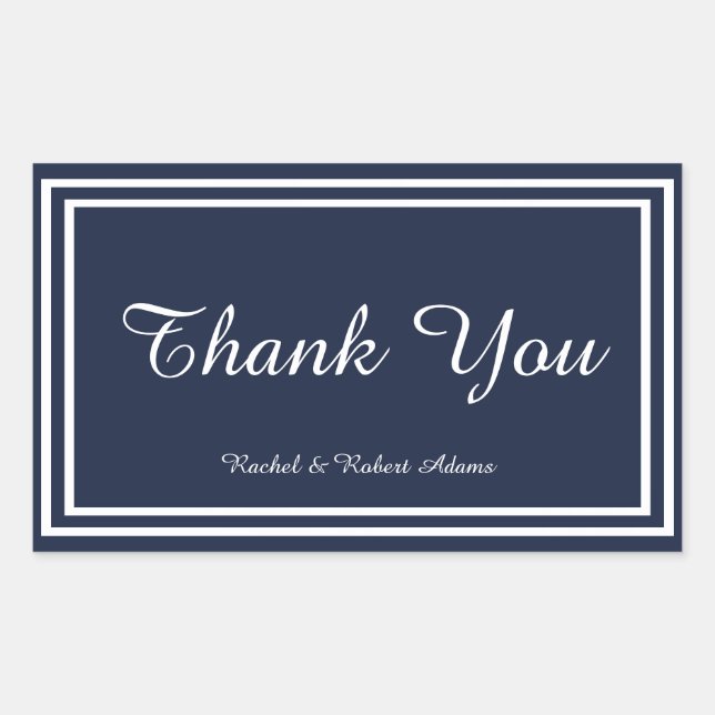 Recorte de doble marina - Pegatina Rectangle (Anverso)