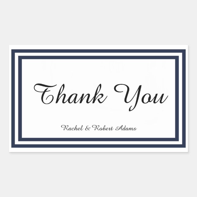 Recorte de doble marina - Pegatina Rectangle (Anverso)