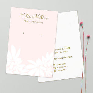 Recorte de fuentes de escritura floral rosa pastel