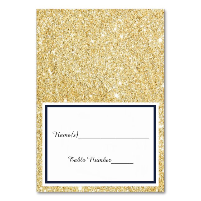 Recorte de oro doble negro/falso - Tarjeta de acom (Anverso)