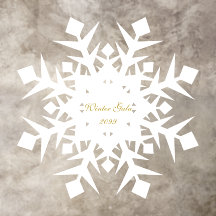 Recorte especial del convoy de nieve blanco