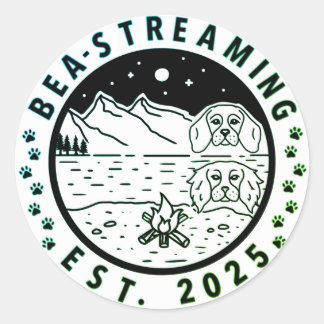 Recorte verde del Pegatina de Bea-Streaming