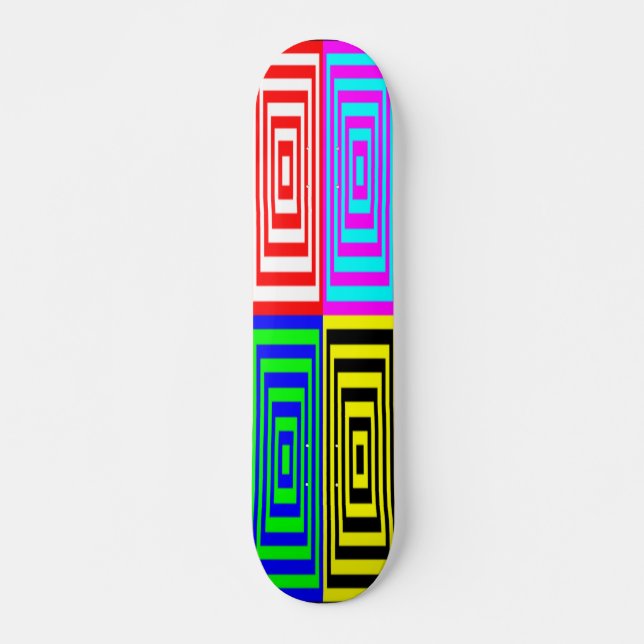 Rectangle Crazy Skateboard (Anverso )