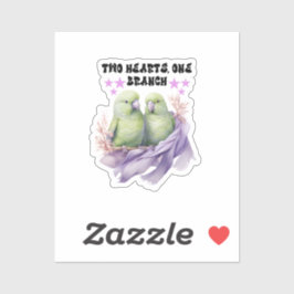 Rectangle Parrot Pegatina