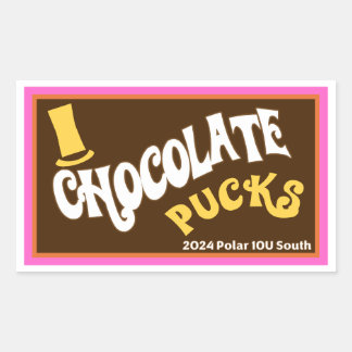 Rectangular 10U South Chocolate Pucks 2024 - Bar Pegatina