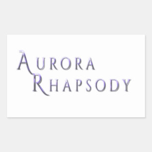 Rectangular Aurora Rhapsody Pegatina