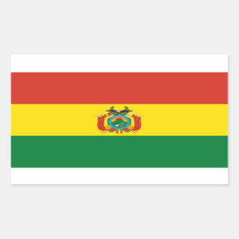 Rectangular Bolivia* Bandera Pegatina Bandera de Bolivia