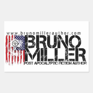 Rectangular Bruno Miller Pegatina