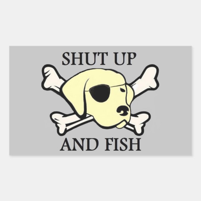 Rectangular Captain Finley Dice Pegatina (Anverso)