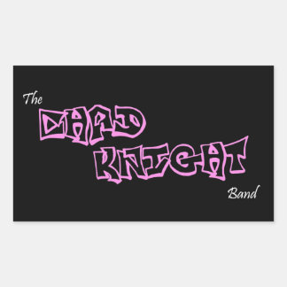 Rectangular Chad Knight Band Fresh Pegatina