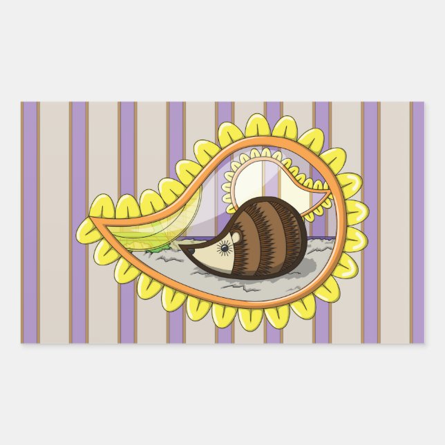 Rectangular Chrissy Pegatina (Anverso)